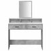 Masă de Machiaj Gri din beton 100 x 41 x 140 cm Lemn compozit - WALTI WALTI