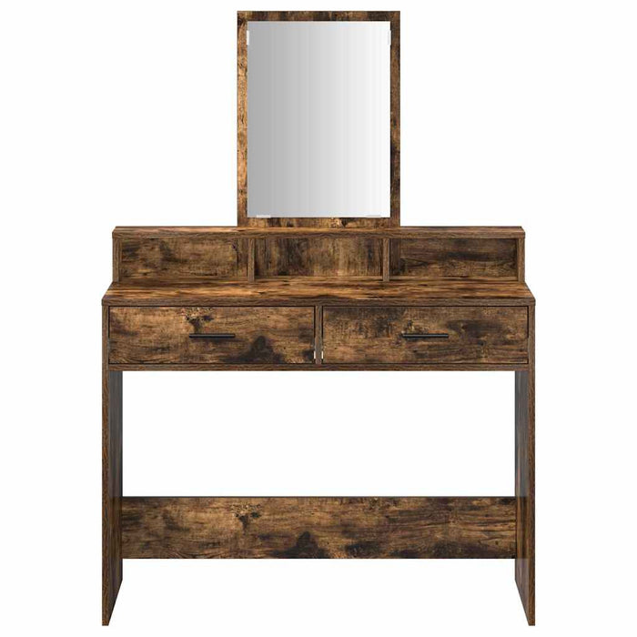 Masă de Machiaj Stejar fumuriu 100 x 41 x 140 cm Lemn compozit - WALTI WALTI