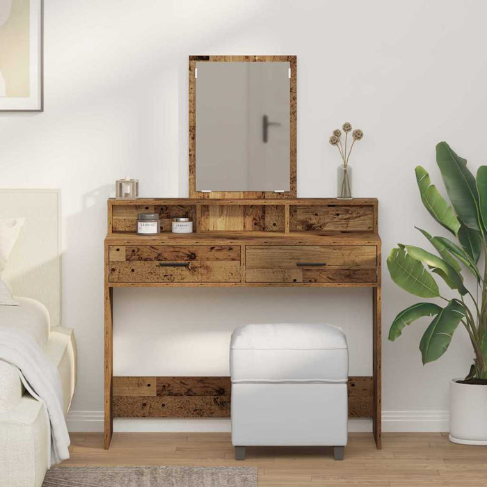 Masă de Machiaj Lemn vechi 100 x 41 x 140 cm Lemn compozit - WALTI WALTI