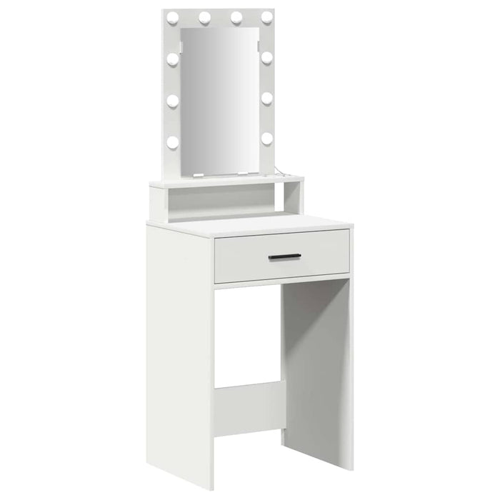 Masă de Machiaj cu sertar Alb 50 x 41 x 140 cm Lemn compozit - WALTI WALTI