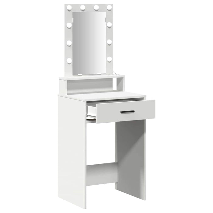 Masă de Machiaj cu sertar Alb 50 x 41 x 140 cm Lemn compozit - WALTI WALTI