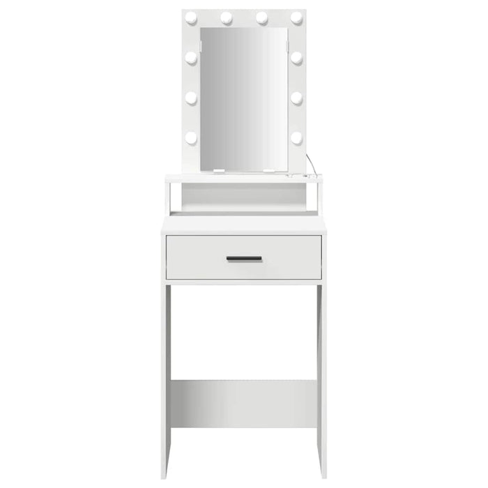 Masă de Machiaj cu sertar Alb 50 x 41 x 140 cm Lemn compozit - WALTI WALTI