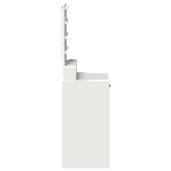 Masă de Machiaj cu sertar Alb 50 x 41 x 140 cm Lemn compozit - WALTI WALTI