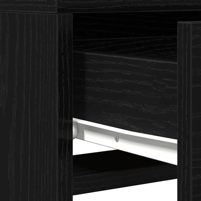 Masă de Machiaj cu sertar Negru 50 x 41 x 140 cm Lemn compozit - WALTI WALTI
