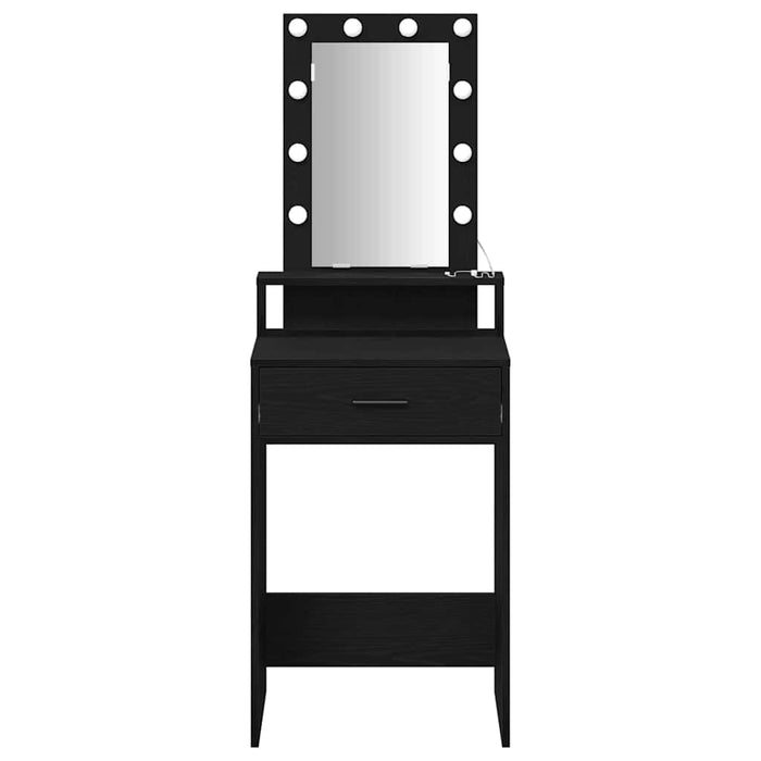 Masă de Machiaj cu sertar Negru 50 x 41 x 140 cm Lemn compozit - WALTI WALTI