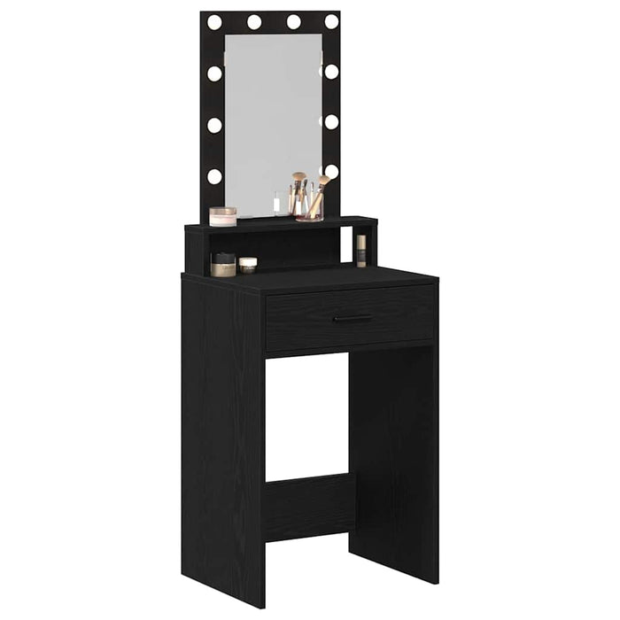 Masă de Machiaj cu sertar Negru 50 x 41 x 140 cm Lemn compozit - WALTI WALTI