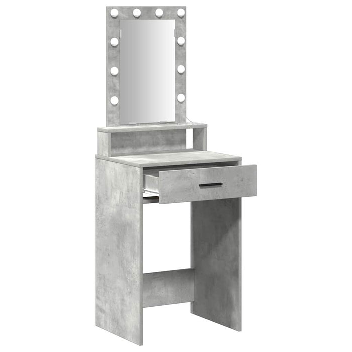 Masă de Machiaj cu sertar Gri 50 x 41 x 140 cm Lemn compozit - WALTI WALTI