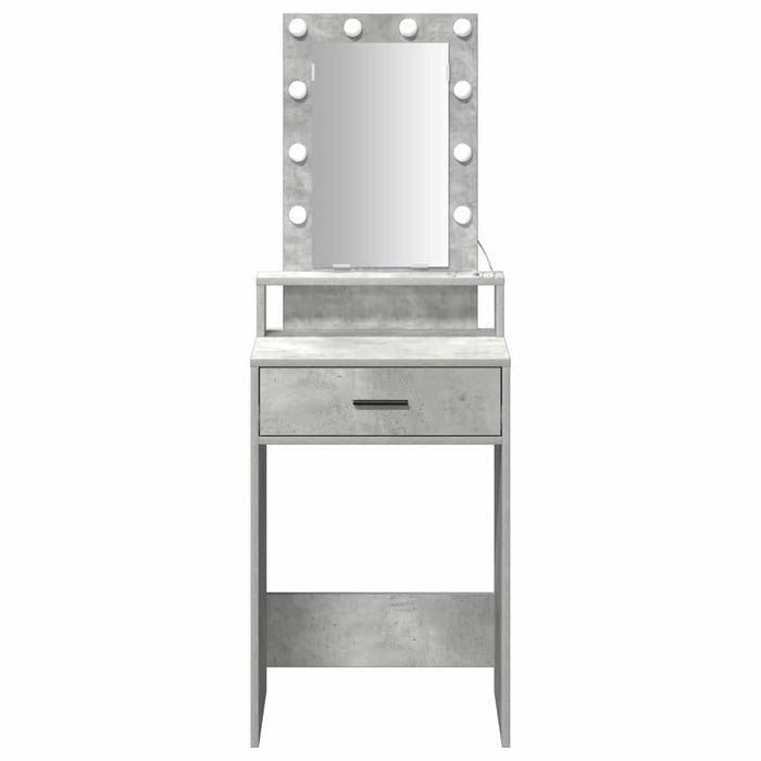 Masă de Machiaj cu sertar Gri 50 x 41 x 140 cm Lemn compozit - WALTI WALTI