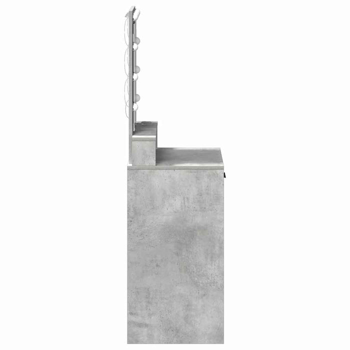 Masă de Machiaj cu sertar Gri 50 x 41 x 140 cm Lemn compozit - WALTI WALTI
