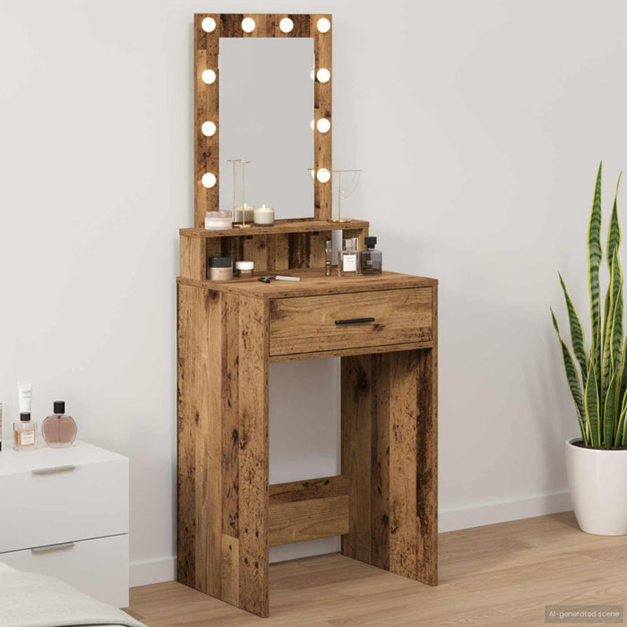 Masă de Machiaj cu sertar Maro 50 x 41 x 140 cm Lemn compozit - WALTI WALTI