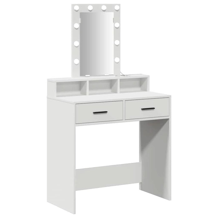 Masă de Machiaj cu sertar Alb 79 x 41 x 140 cm Lemn compozit - WALTI WALTI