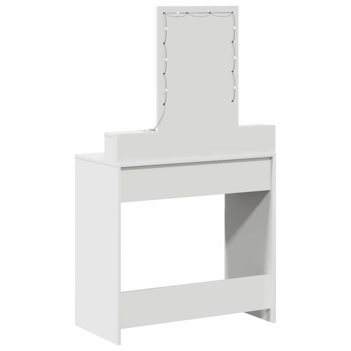 Masă de Machiaj cu sertar Alb 79 x 41 x 140 cm Lemn compozit - WALTI WALTI