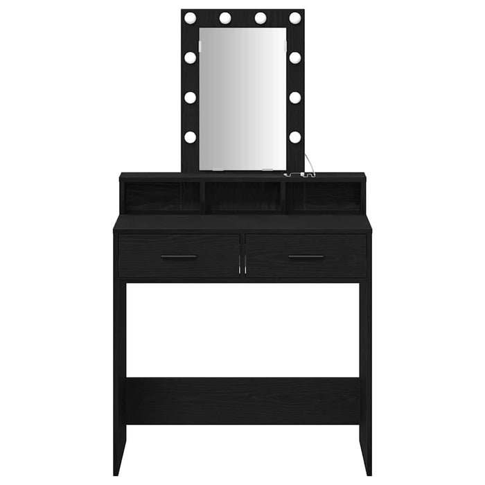 Masă de Machiaj cu sertar Negru 79 x 41 x 140 cm Lemn compozit - WALTI WALTI