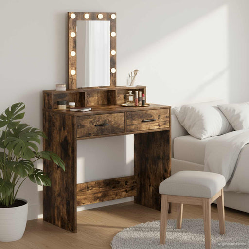 Masă de Machiaj cu sertar Maro 79 x 41 x 140 cm Lemn compozit - WALTI WALTI