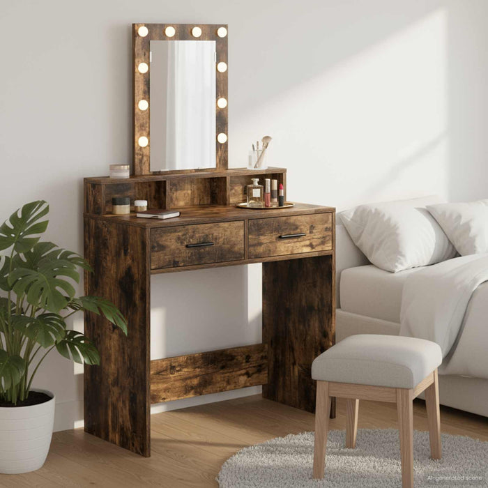 Masă de Machiaj cu sertar Maro 79 x 41 x 140 cm Lemn compozit - WALTI WALTI