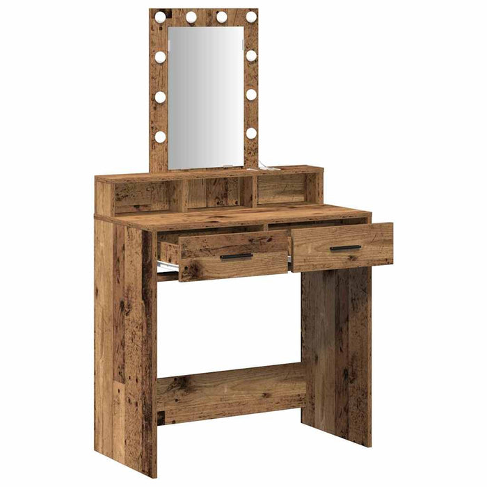 Masă de Machiaj cu sertar Maro 79 x 41 x 140 cm Lemn compozit - WALTI WALTI