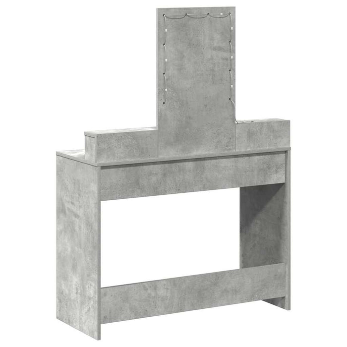 Masă de Machiaj cu sertar Gri 100 x 41 x 140 cm Lemn compozit - WALTI WALTI
