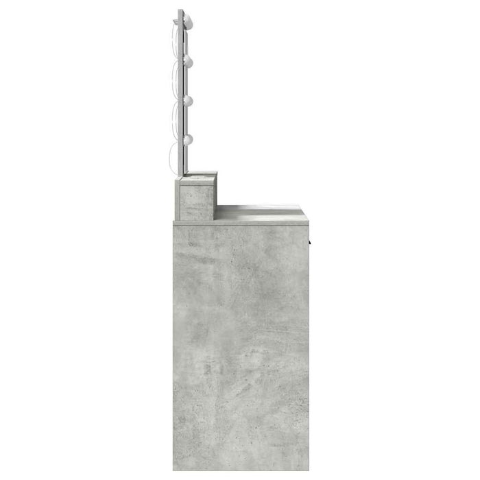 Masă de Machiaj cu sertar Gri 100 x 41 x 140 cm Lemn compozit - WALTI WALTI