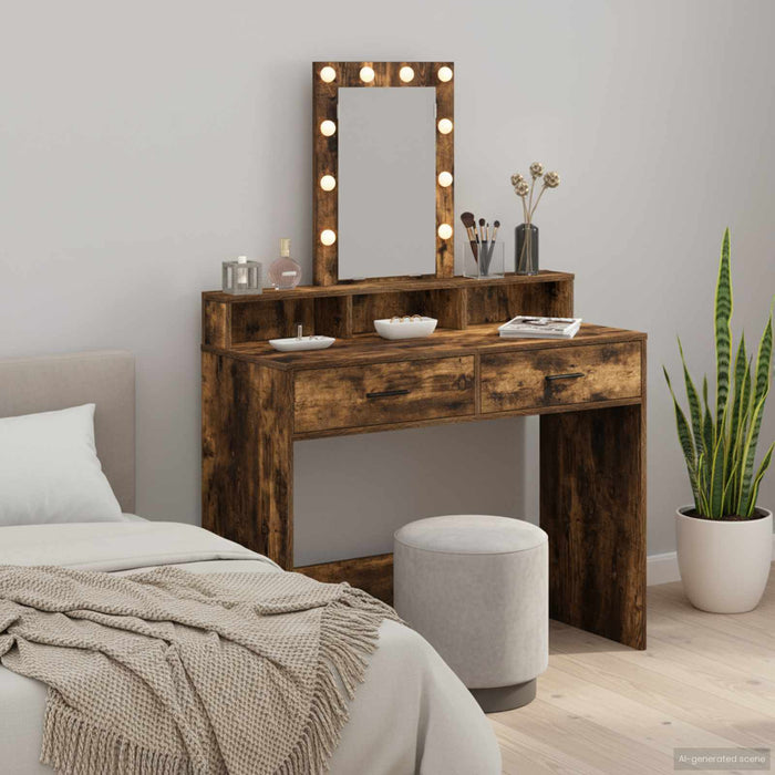 Masă de Machiaj cu sertar Maro 100 x 41 x 140 cm Lemn compozit - WALTI WALTI