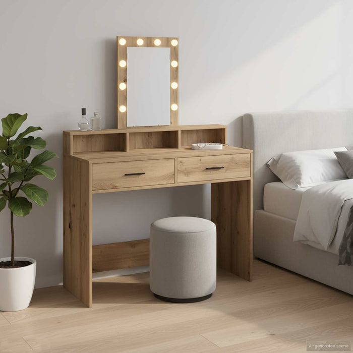 Masă de Machiaj cu sertar Maro 100 x 41 x 140 cm Lemn compozit - WALTI WALTI
