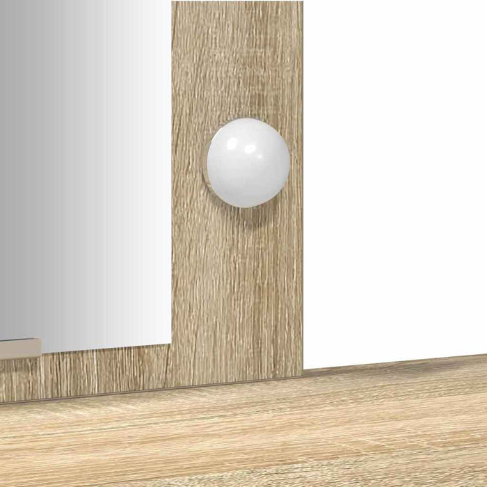 Masă de Machiaj cu ușă Maro 102 x 33 x 135 cm Lemn compozit - WALTI WALTI