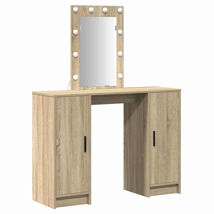 Masă de Machiaj cu ușă Maro 102 x 33 x 135 cm Lemn compozit - WALTI WALTI