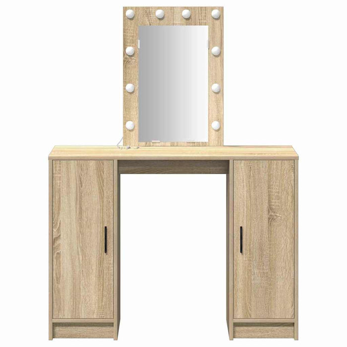 Masă de Machiaj cu ușă Maro 102 x 33 x 135 cm Lemn compozit - WALTI WALTI