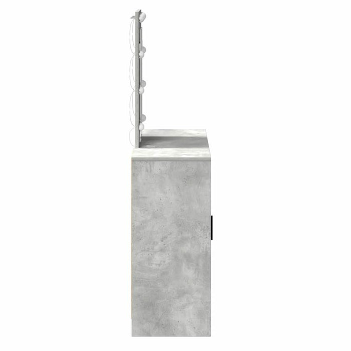 Masă de Machiaj Gri deschis 102 x 33 x 135 cm Lemn compozit - WALTI WALTI