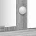 Masă de Machiaj cu ușă Gri 102 x 33 x 135 cm Lemn compozit - WALTI WALTI