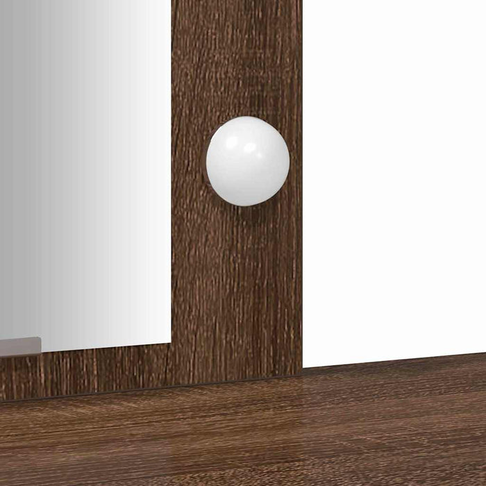 Masă de Machiaj cu ușă Maro 102 x 33 x 135 cm Lemn compozit - WALTI WALTI