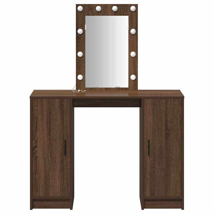 Masă de Machiaj cu ușă Maro 102 x 33 x 135 cm Lemn compozit - WALTI WALTI