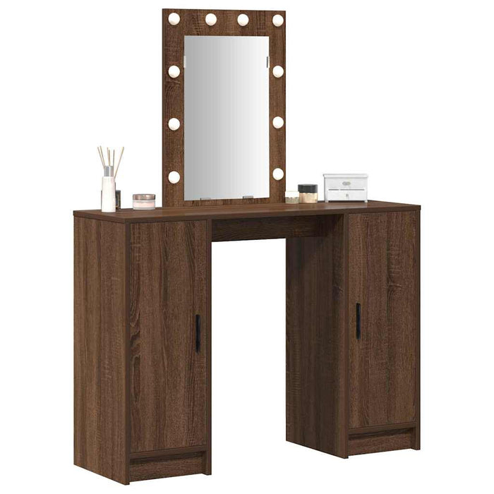 Masă de Machiaj cu ușă Maro 102 x 33 x 135 cm Lemn compozit - WALTI WALTI