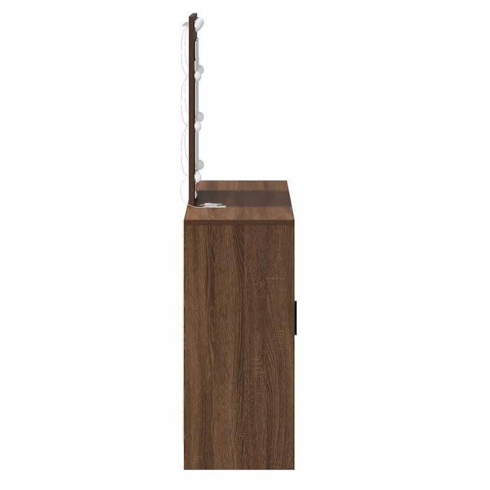 Masă de Machiaj cu ușă Maro 102 x 33 x 135 cm Lemn compozit - WALTI WALTI