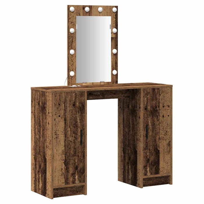 Masă de Machiaj cu ușă Maro 102 x 33 x 135 cm Lemn compozit - WALTI WALTI