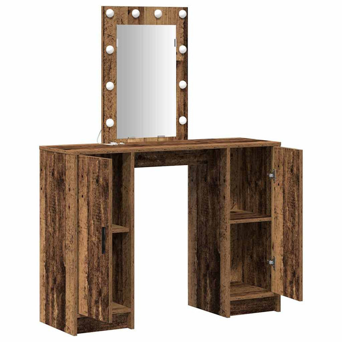 Masă de Machiaj cu ușă Maro 102 x 33 x 135 cm Lemn compozit - WALTI WALTI