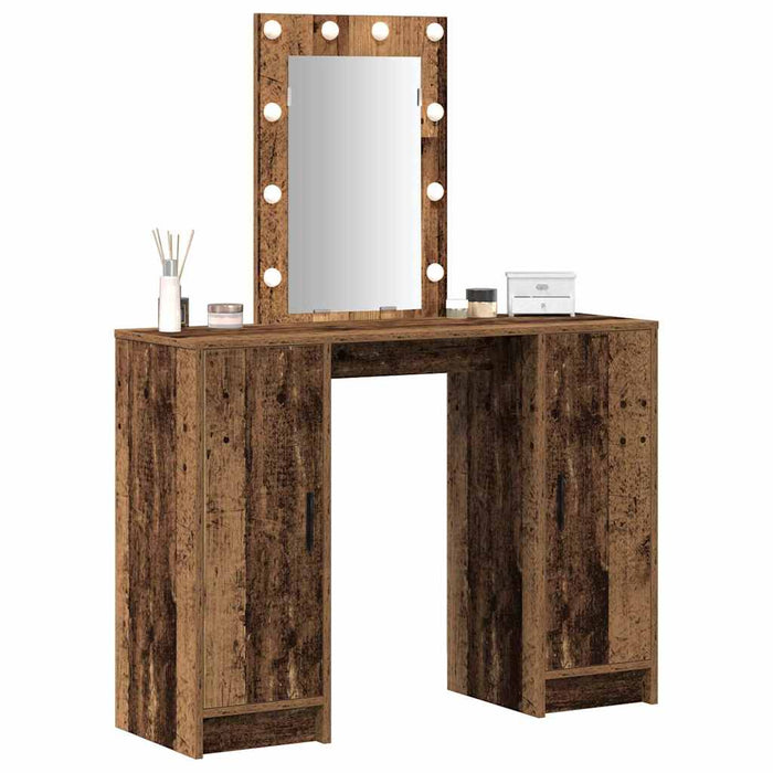 Masă de Machiaj cu ușă Maro 102 x 33 x 135 cm Lemn compozit - WALTI WALTI