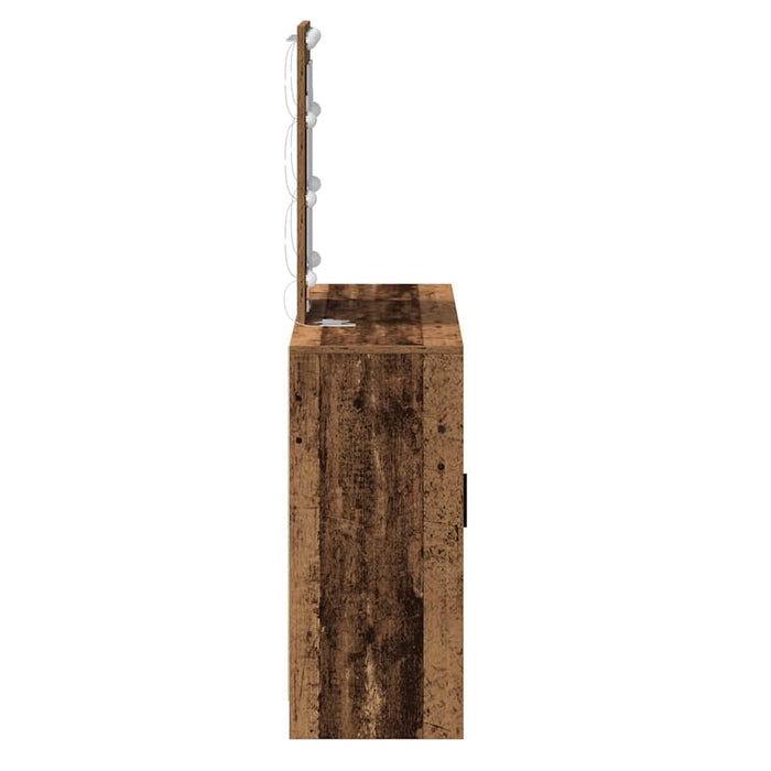 Masă de Machiaj cu ușă Maro 102 x 33 x 135 cm Lemn compozit - WALTI WALTI