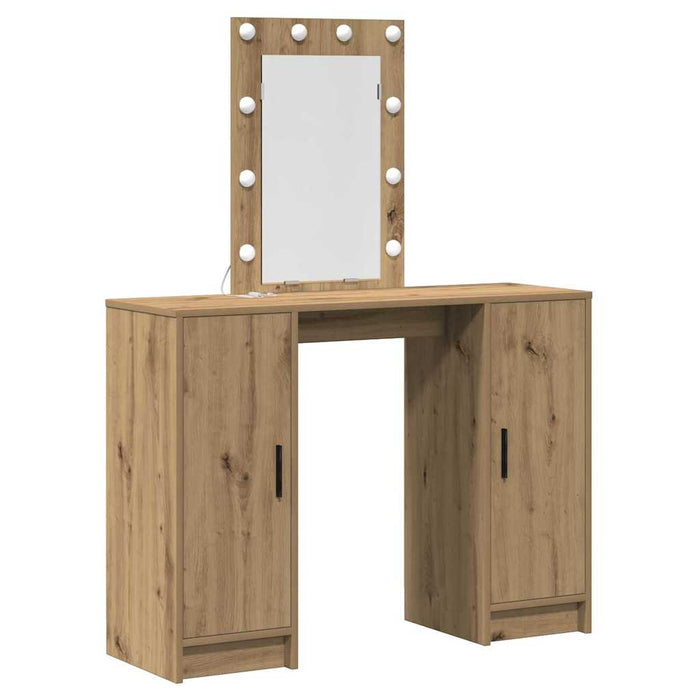 Masă de Machiaj cu ușă Maro 102 x 33 x 135 cm Lemn compozit - WALTI WALTI