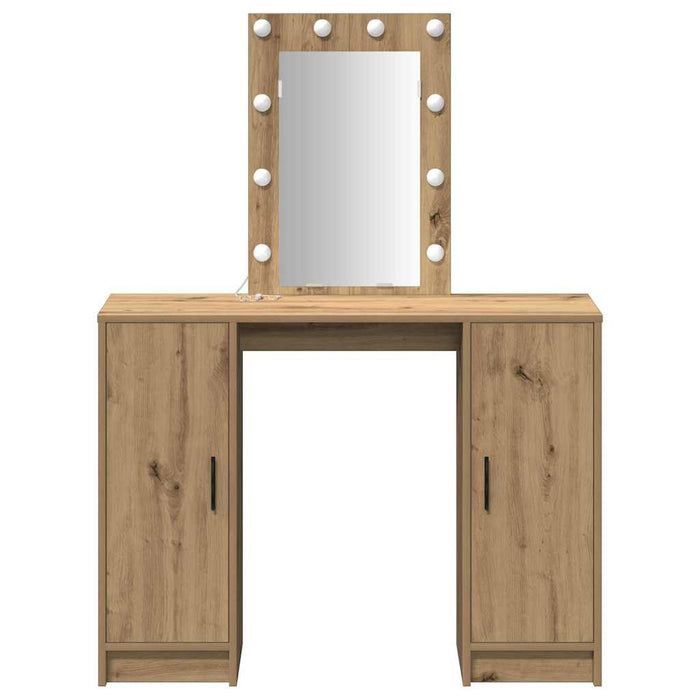 Masă de Machiaj cu ușă Maro 102 x 33 x 135 cm Lemn compozit - WALTI WALTI