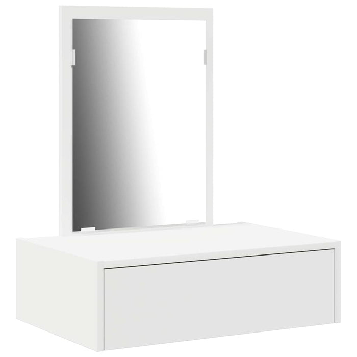 Masă de Machiaj cu sertar Alb 60 x 40 x 70 cm Lemn compozit - WALTI WALTI
