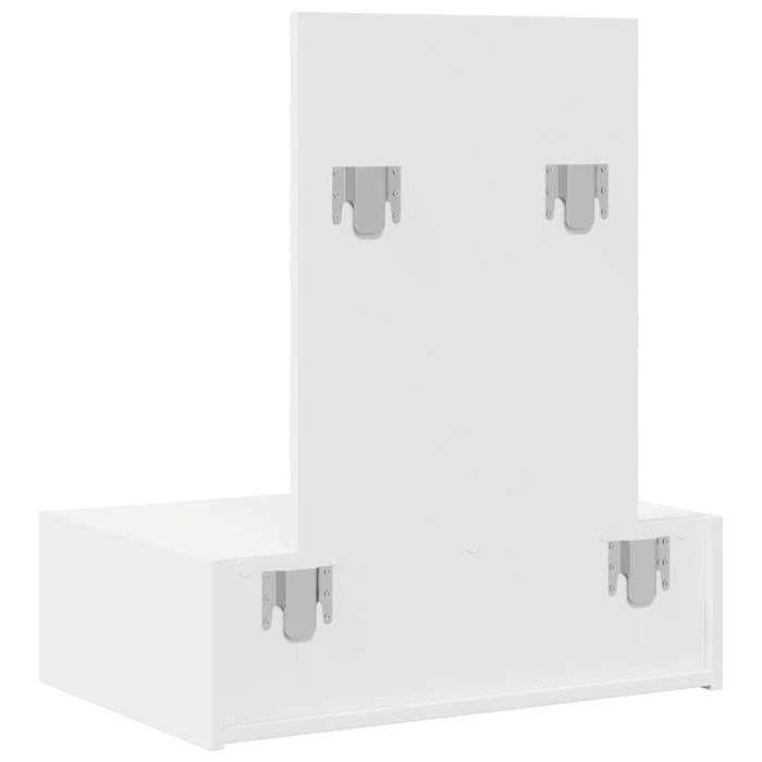 Masă de Machiaj cu sertar Alb 60 x 40 x 70 cm Lemn compozit - WALTI WALTI