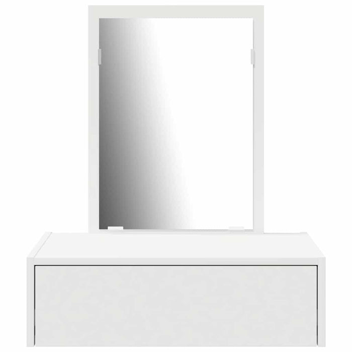 Masă de Machiaj cu sertar Alb 60 x 40 x 70 cm Lemn compozit - WALTI WALTI