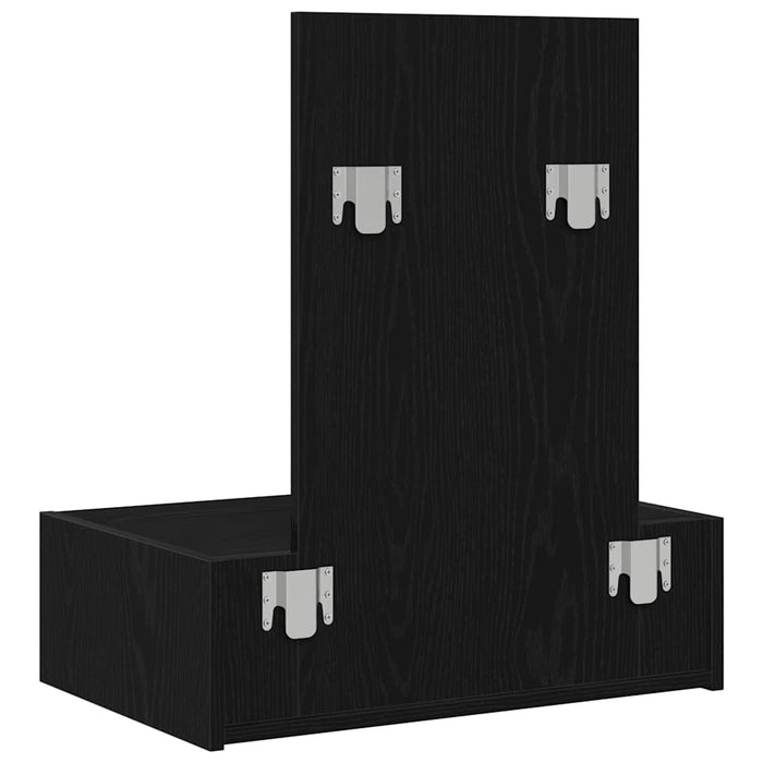 Masă de Machiaj cu sertar Negru 60 x 40 x 70 cm Lemn compozit - WALTI WALTI