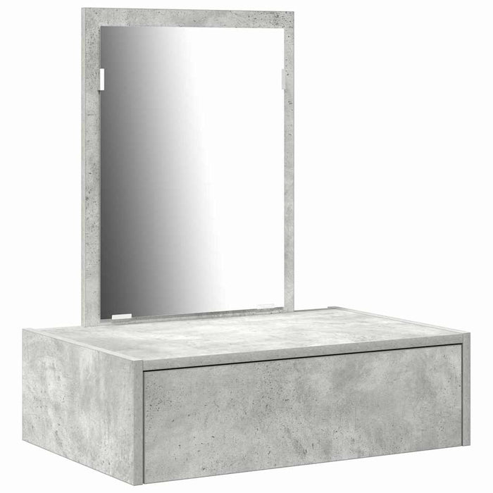 Masă de Machiaj cu sertar Gri 60 x 40 x 70 cm Lemn compozit - WALTI WALTI