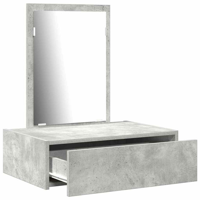 Masă de Machiaj cu sertar Gri 60 x 40 x 70 cm Lemn compozit - WALTI WALTI