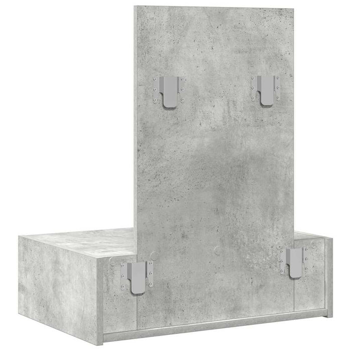 Masă de Machiaj cu sertar Gri 60 x 40 x 70 cm Lemn compozit - WALTI WALTI