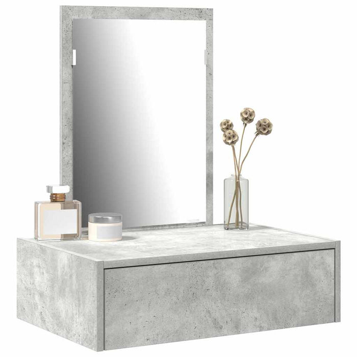 Masă de Machiaj cu sertar Gri 60 x 40 x 70 cm Lemn compozit - WALTI WALTI