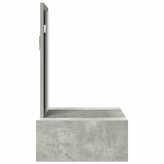 Masă de Machiaj cu sertar Gri 60 x 40 x 70 cm Lemn compozit - WALTI WALTI