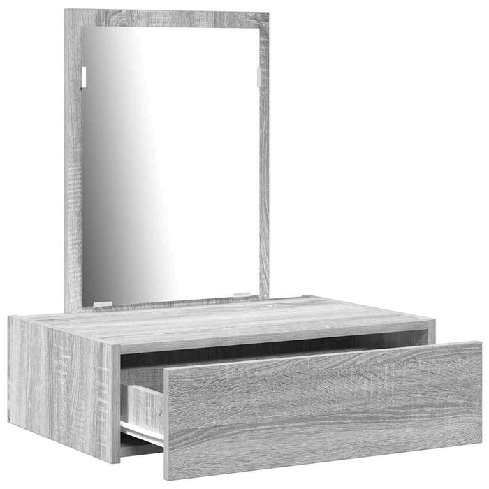 Masă de Machiaj cu sertar Gri 60 x 40 x 70 cm Lemn compozit - WALTI WALTI