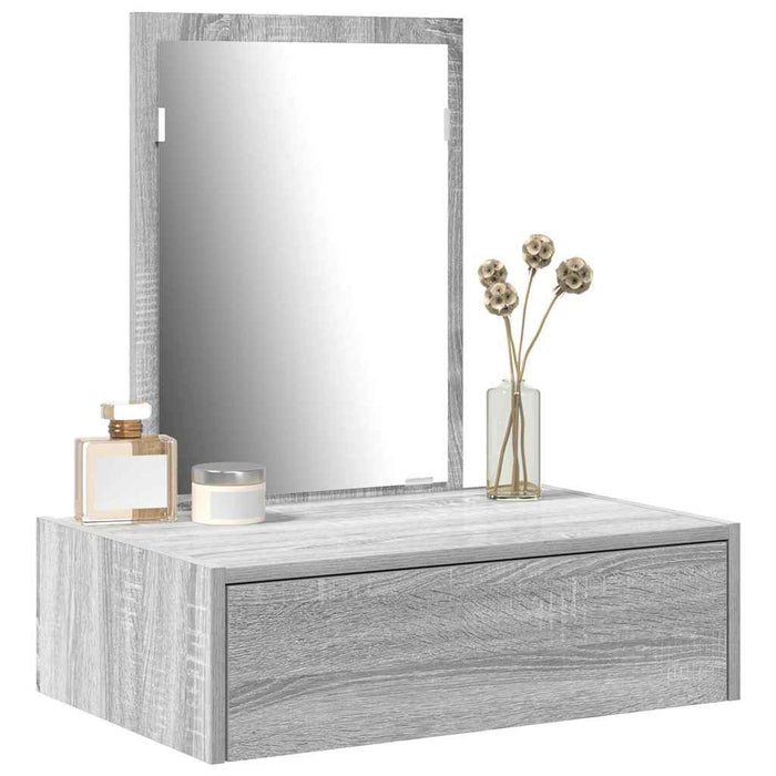 Masă de Machiaj cu sertar Gri 60 x 40 x 70 cm Lemn compozit - WALTI WALTI